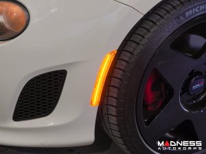 FIAT 500 Side Marker Upgrade KIt - set of 4 - Front+Rear - LED - Clear